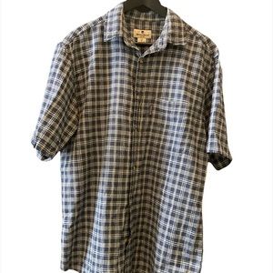 Retro Woolrich Short-Sleeve Shirt Size M